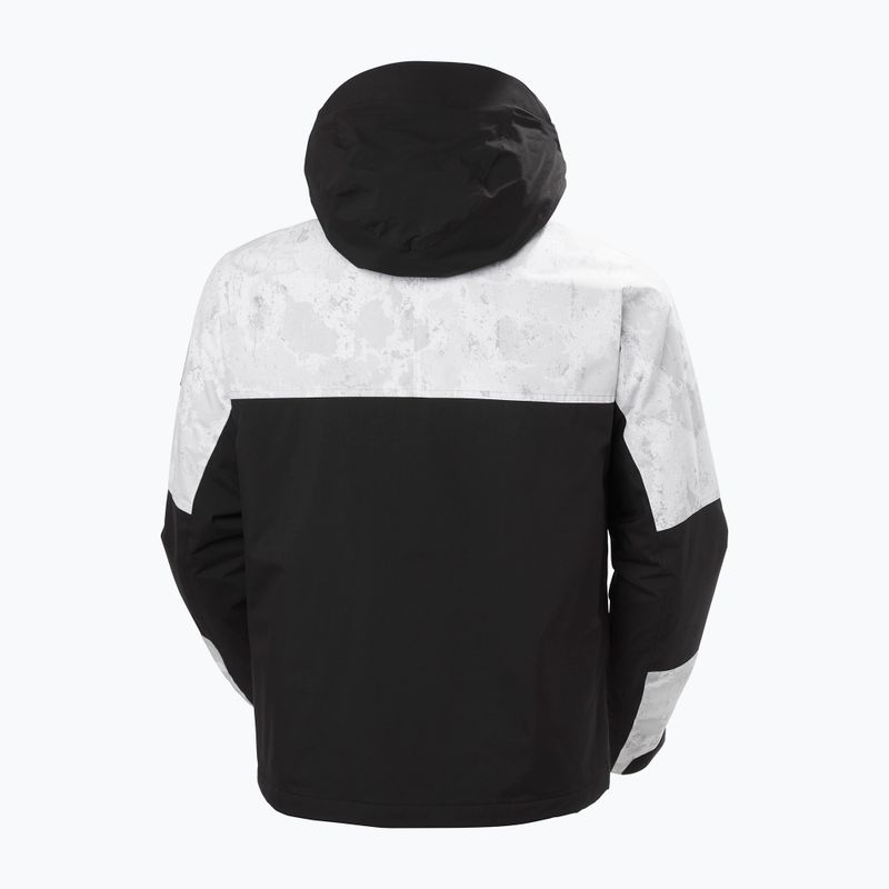 Kurtka narciarska męska Helly Hansen Ullr D Heritage Short grey fog snow camo aop 13