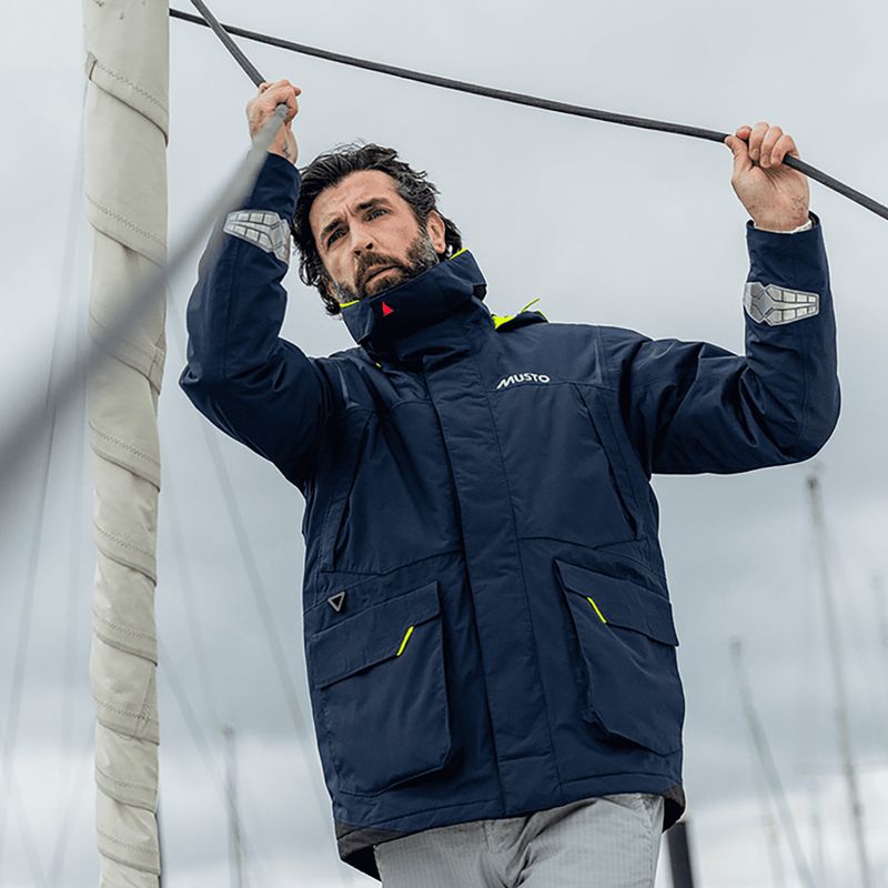 Kurtka żeglarska męska Musto BR1 Primaloft Channel true navy 13