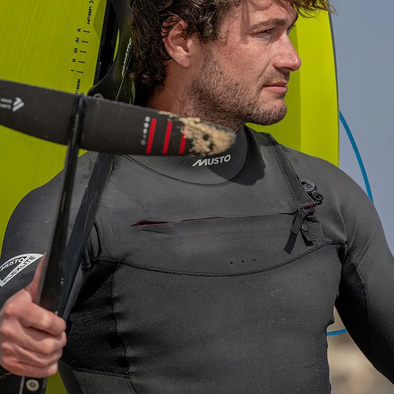 Pianka do pływania męska Musto Flexlite Dynamic 3/2 mm Shorty dark grey 13