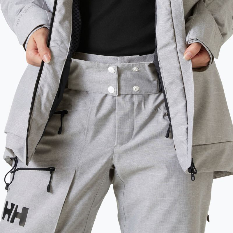 Kurtka narciarska damska Helly Hansen Powderqueen 3.0 grey/melange 6