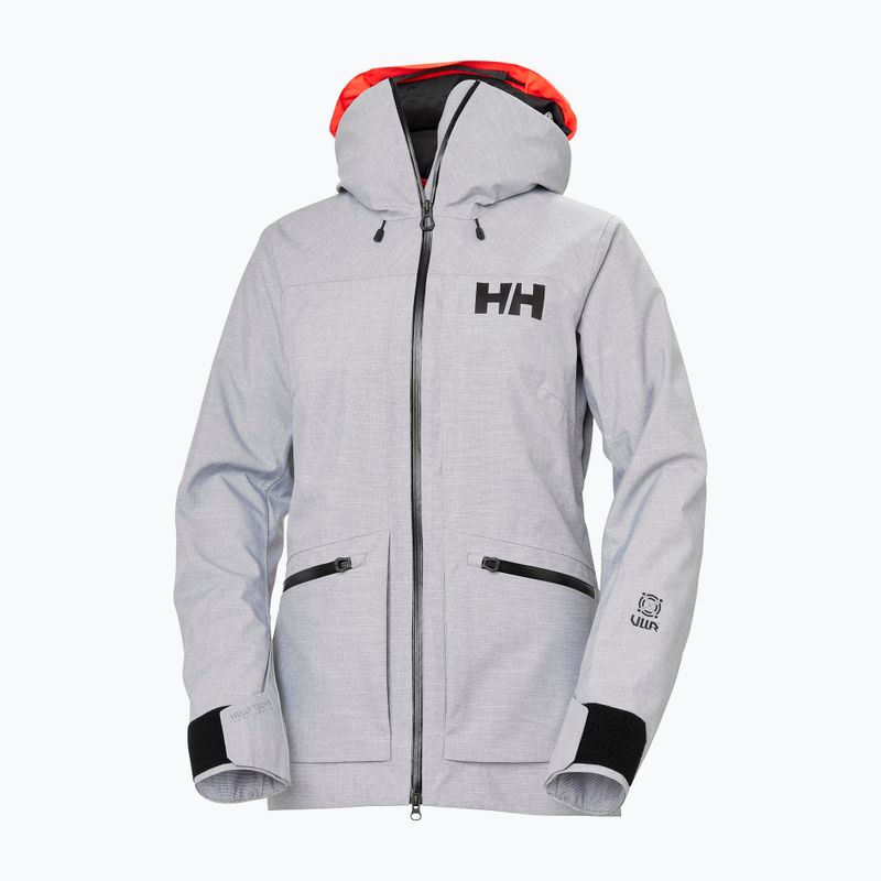 Kurtka narciarska damska Helly Hansen Powderqueen 3.0 grey/melange 9