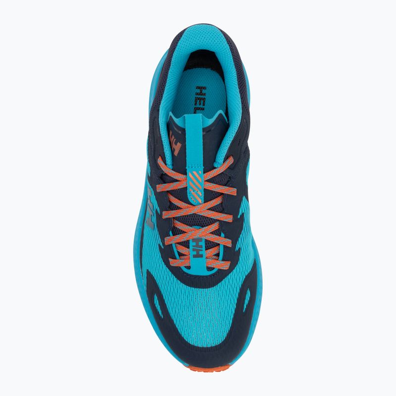Buty do biegania męskie Helly Hansen Skyhawk Trail cyan/bonfire 5