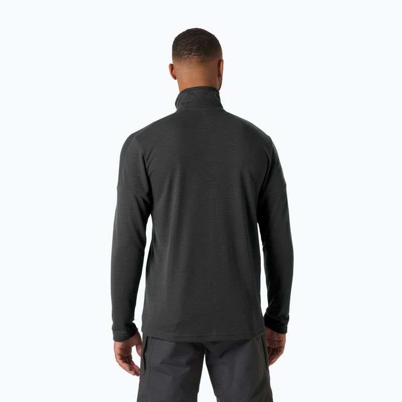 Bluza żeglarska męska Helly Hansen Hp 1/2 Zip Pullover 2.0 ebony 2