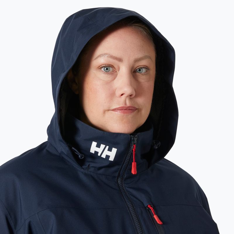 Kurtka żeglarska damska Helly Hansen Crew Hooded Midlayer Plus 2.0 navy 3