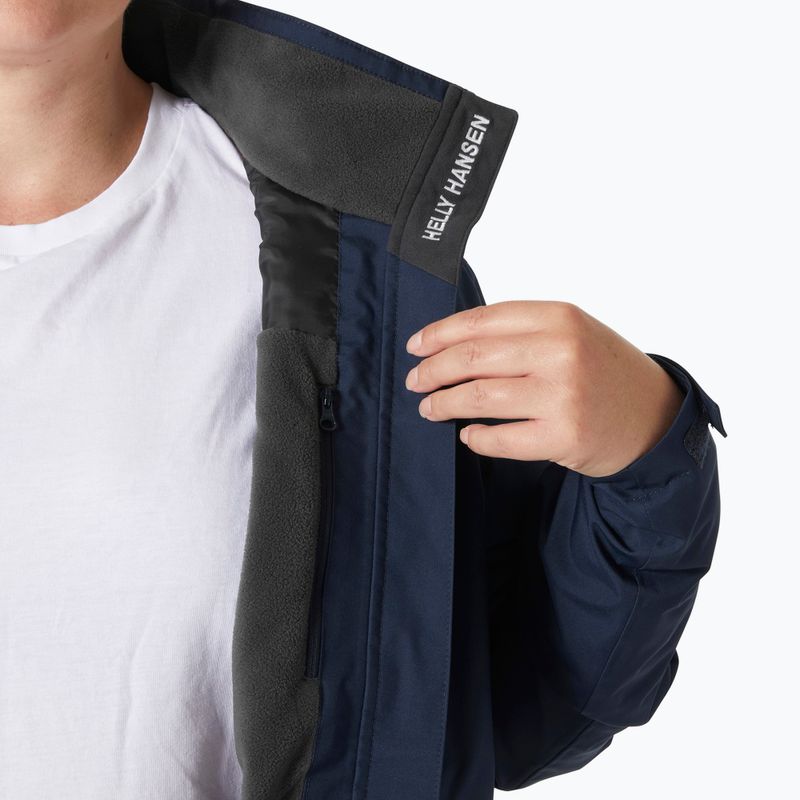 Kurtka żeglarska damska Helly Hansen Crew Hooded Midlayer Plus 2.0 navy 8