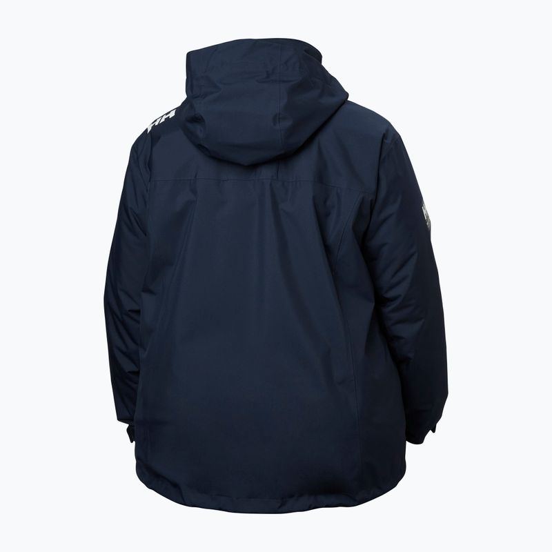 Kurtka żeglarska damska Helly Hansen Crew Hooded Midlayer Plus 2.0 navy 10