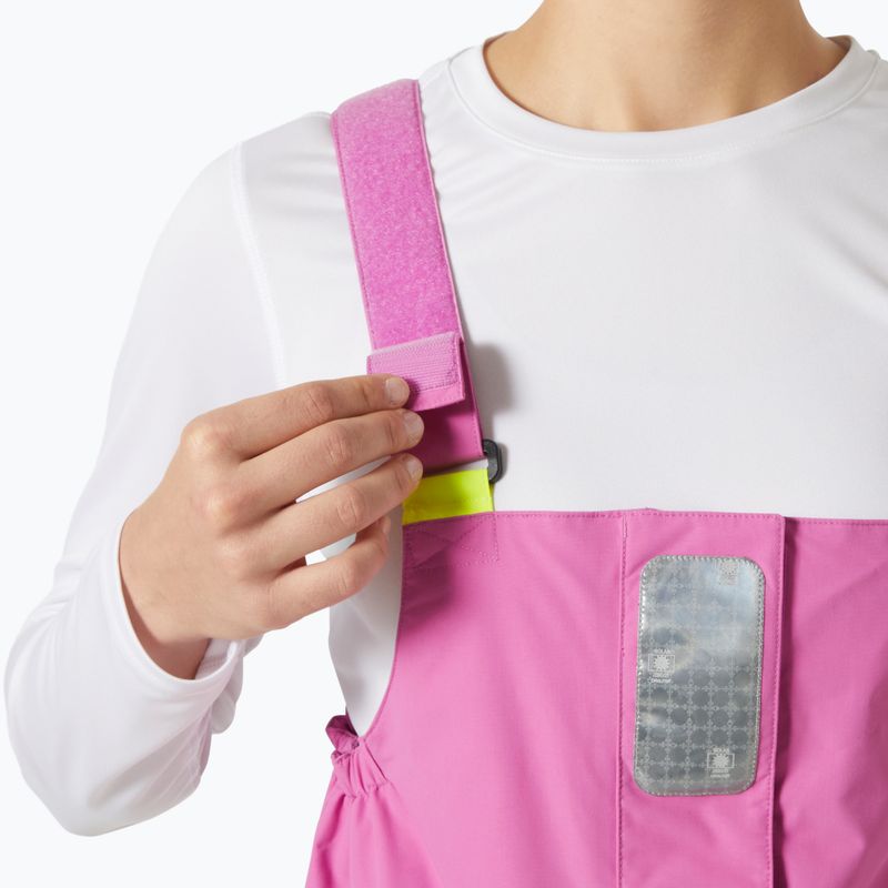 Spodnie żeglarskie damskie Helly Hansen Pier 4.0 Bib meta pink 3