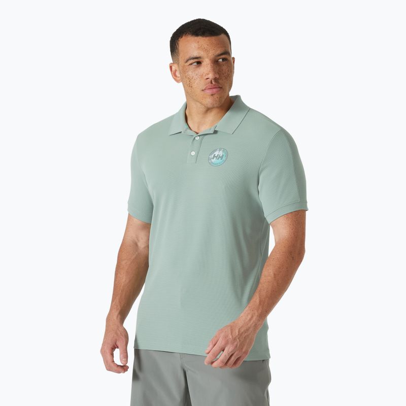 Koszulka polo męska Helly Hansen Hp Race Polo 2.0 eucalyptus