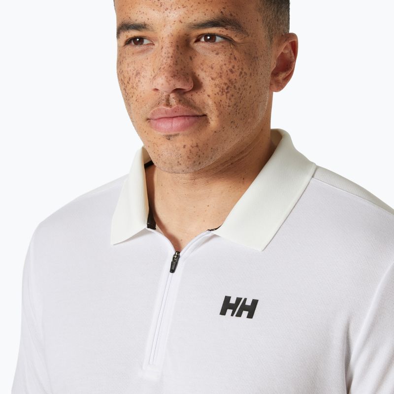 Koszulka polo męska Helly Hansen Hp 1/2 Zip Polo white 3