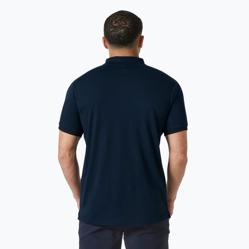 Koszulka polo męska Helly Hansen Hp 1/2 Zip Polo navy 2