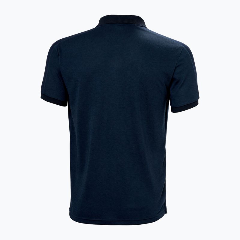Koszulka polo męska Helly Hansen Hp 1/2 Zip Polo navy 6