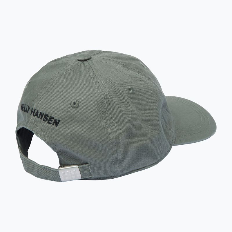 Czapka z daszkiem Helly Hansen Logo grey cactus 2