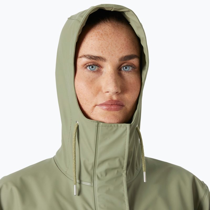 Płaszcz przeciwdeszczowy damski Helly Hansen Moss Rain Coat lav green 3