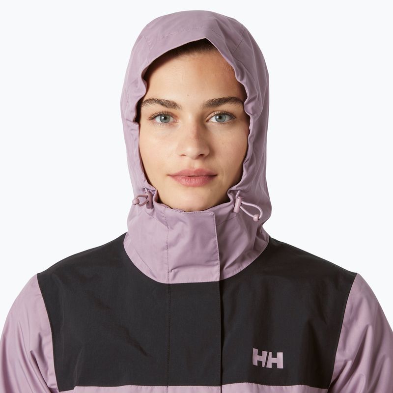 Kurtka przeciwdeszczowa damska Helly Hansen Vancouver purple clay 3
