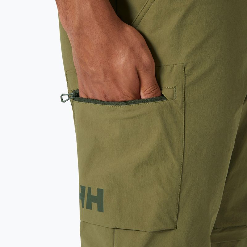 Spodnie softshell męskie Helly Hansen Brono Softshell Zip Off terrain green 4