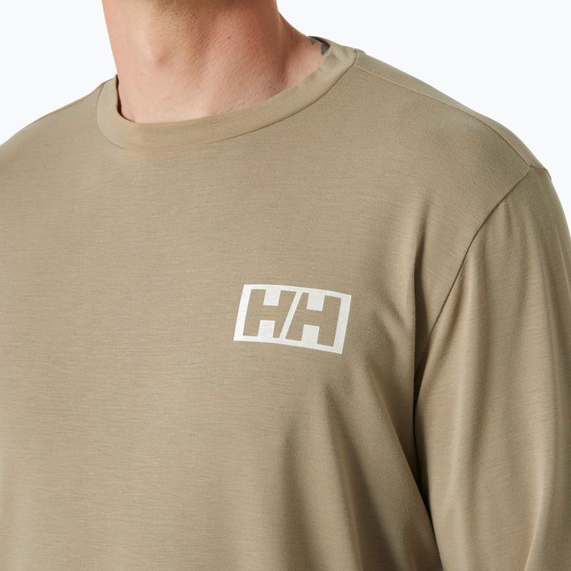 Longsleeve męski Helly Hansen Skog Graphic pebble 3