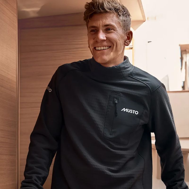 Bluza żeglarska męska Musto Storm Fleece Midlayer carbon 8
