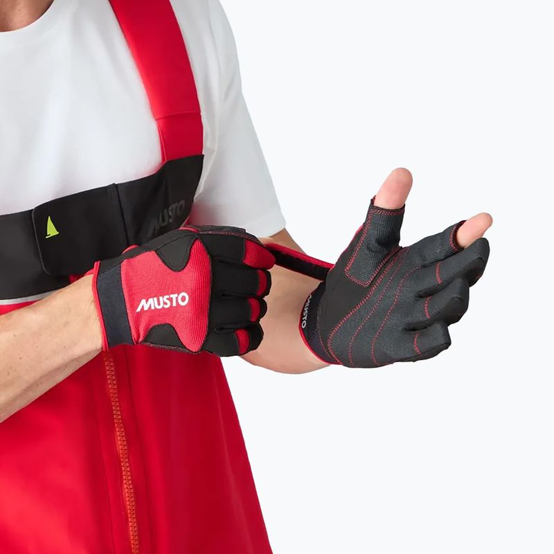 Rękawiczki żeglarskie Musto Performance Long Finger 2.0 true red 3