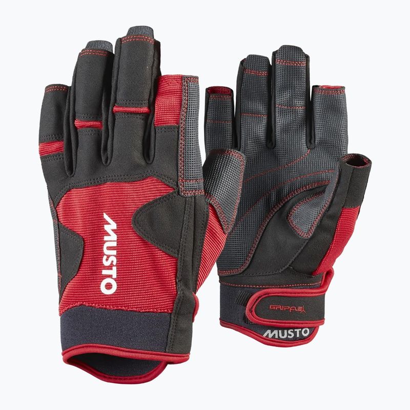 Rękawiczki żeglarskie Musto Performance Short Finger 2.0 true red