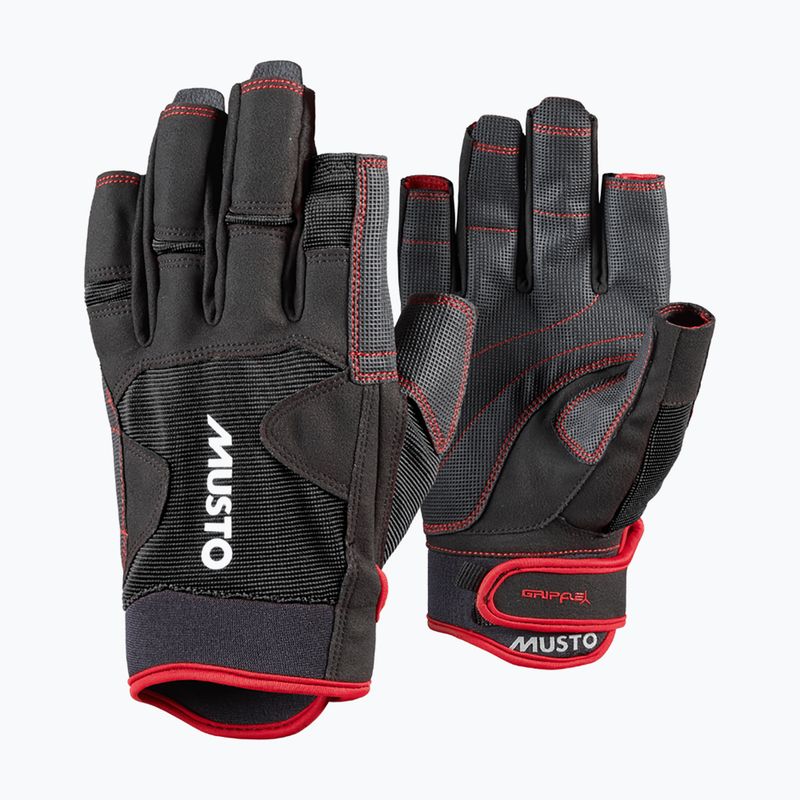 Rękawiczki żeglarskie Musto Performance Short Finger 2.0 black