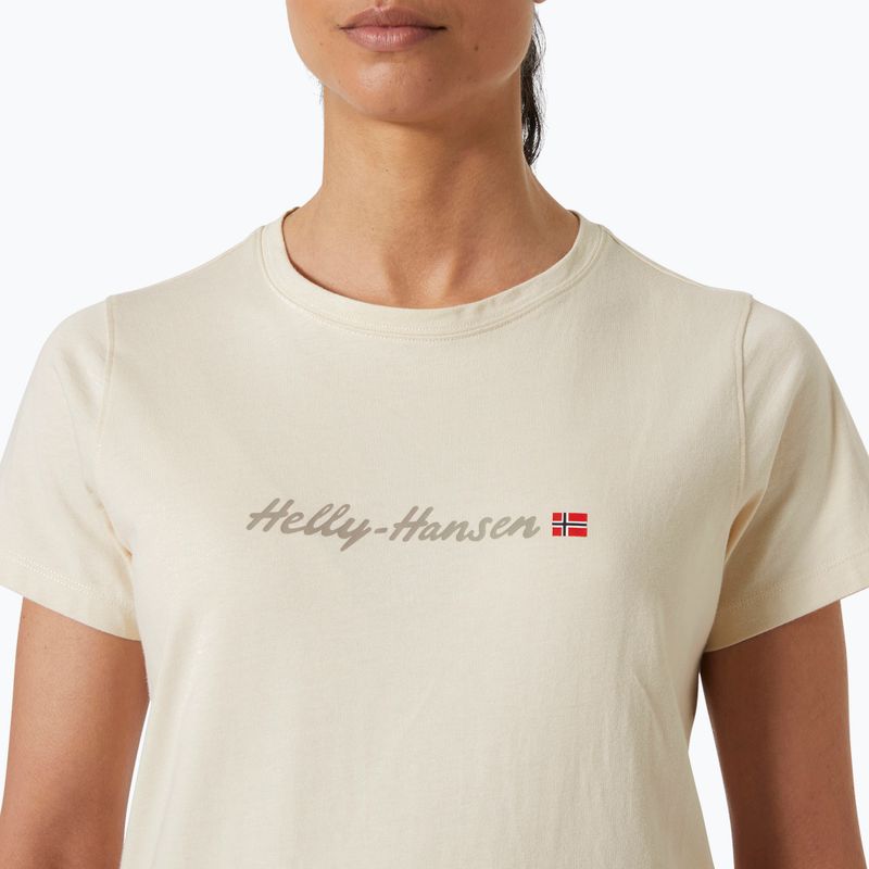 Koszulka damska Helly Hansen Core Graphic 2.0 cream 3