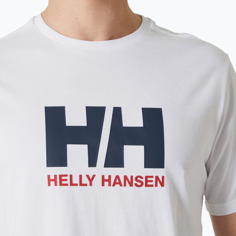 Koszulka męska Helly Hansen Logo 3.0 white 3