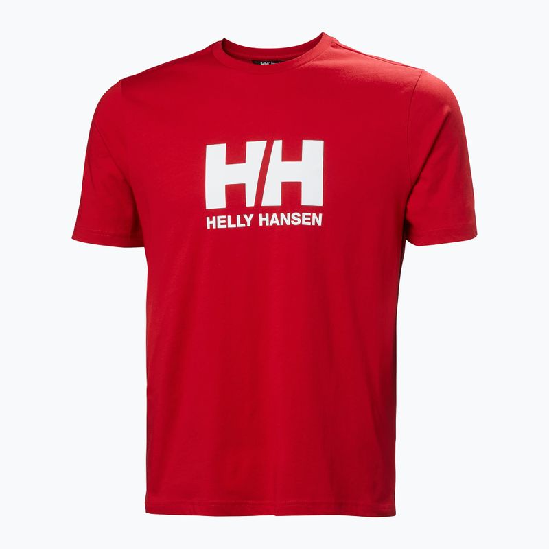 Koszulka męska Helly Hansen Logo 3.0 red 4