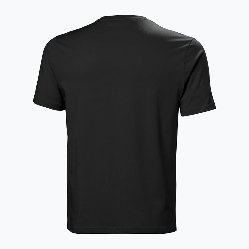 Koszulka męska Helly Hansen Logo 3.0 black 5