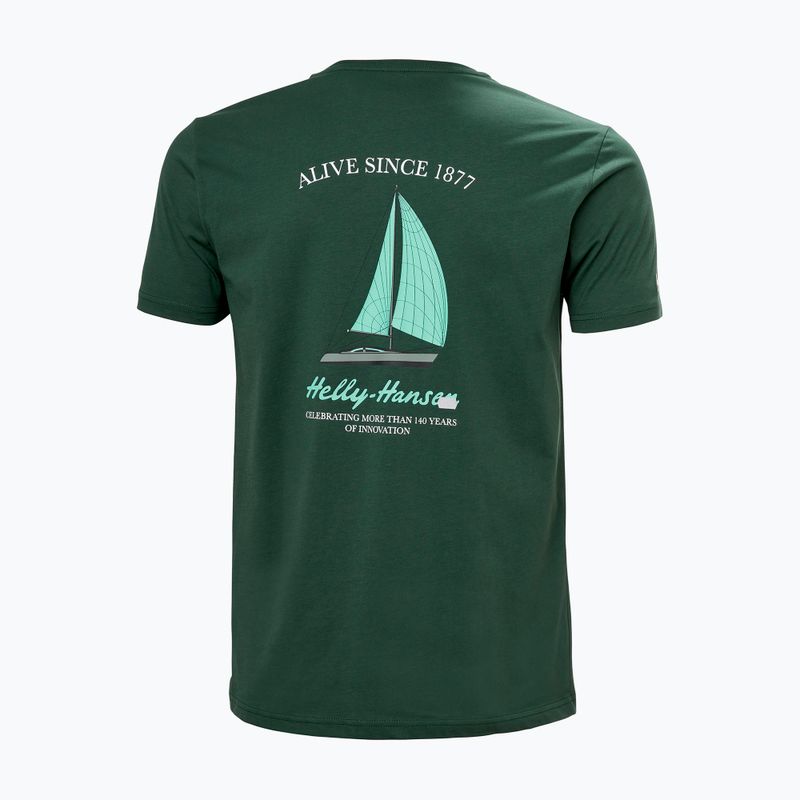 Koszulka męska Helly Hansen Shoreline 3.0 jungle green 5