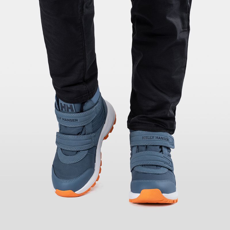 Śniegowce dziecięce Helly Hansen Jk Bowstring Boot HellyTech washed navy/papaya 7