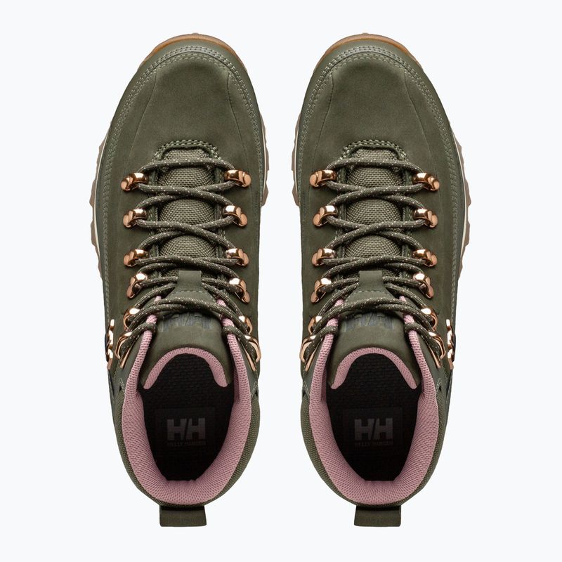 Buty trekkingowe damskie Helly Hansen The Forester Premium utility green/cream 5