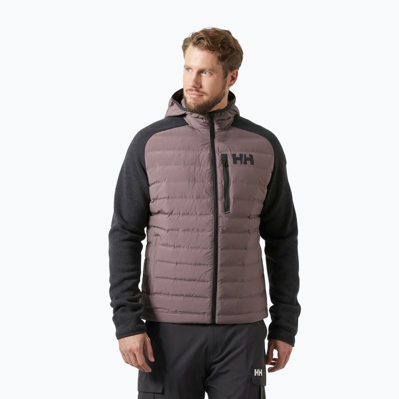 Kurtka żeglarska męska Helly Hansen Arctic Ocean Hybrid Insulator sparrow grey