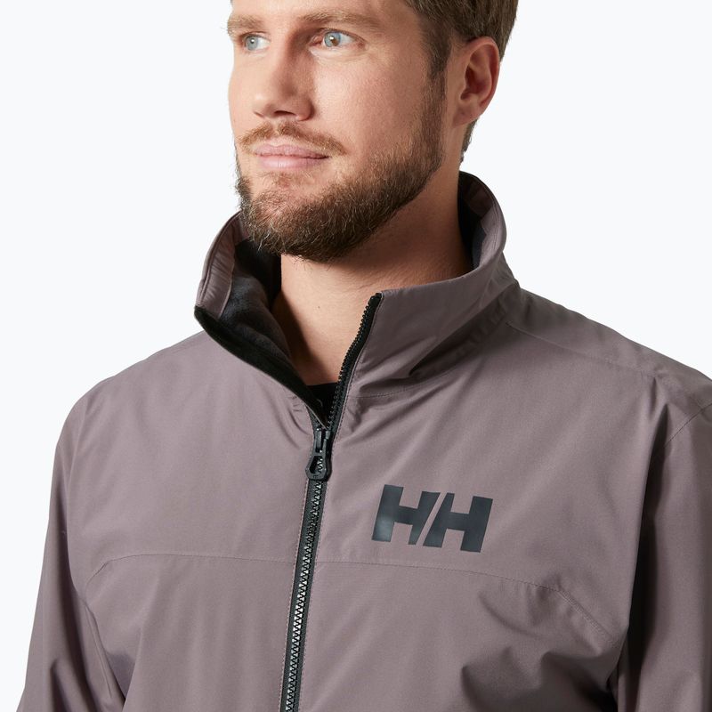 Kurtka żeglarska męska Helly Hansen HP Racing Lifaloft Bomber sparrow grey 3