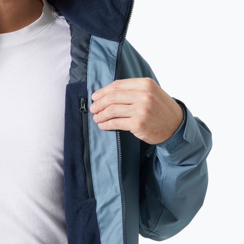 Kurtka żeglarska męska Helly Hansen Crew Hooded Midlayer 2 washed navy 6