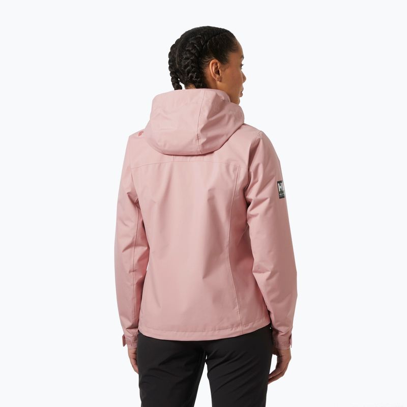 Kurtka żeglarska damska Helly Hansen Crew Hooded Midlayer 2.0 pink salt 2