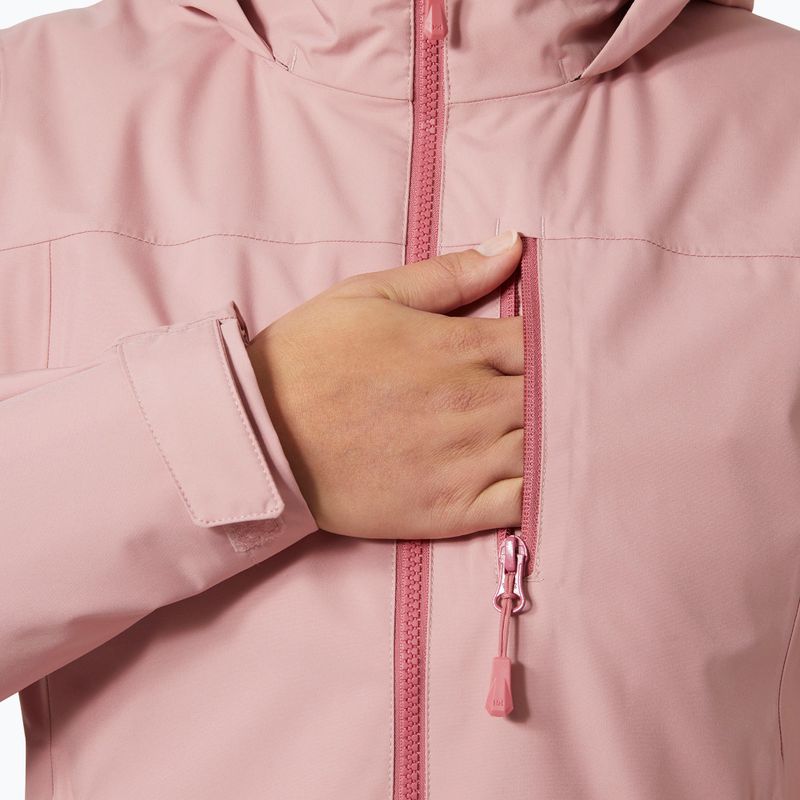 Kurtka żeglarska damska Helly Hansen Crew Hooded Midlayer 2.0 pink salt 4