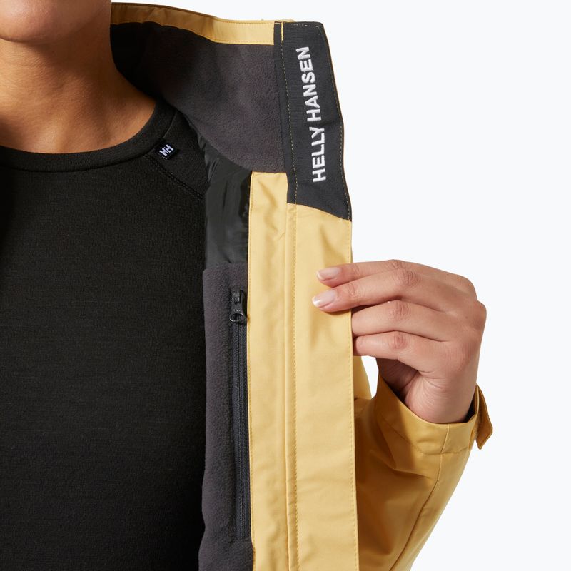 Kurtka żeglarska damska Helly Hansen Crew Hooded Midlayer 2.0 sand 8