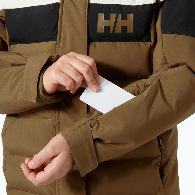 Kurtka narciarska dziecięca Helly Hansen Diamond sepia 5