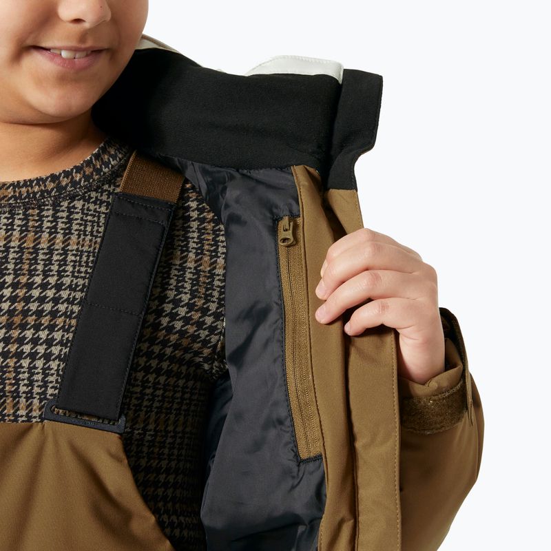 Kurtka narciarska dziecięca Helly Hansen Diamond sepia 8