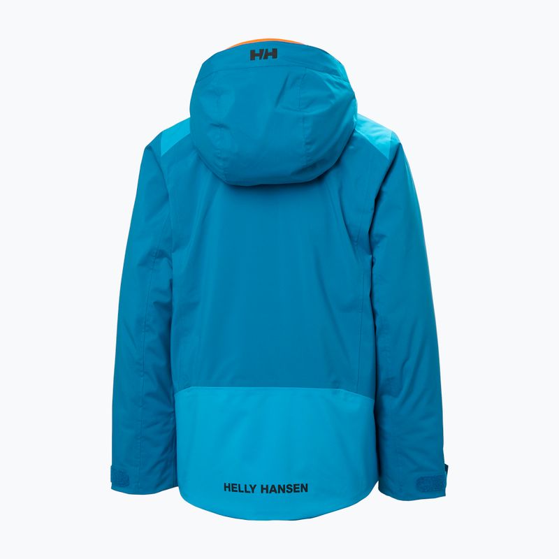 Kurtka narciarska dziecięca Helly Hansen Alpha cerulean blue 8