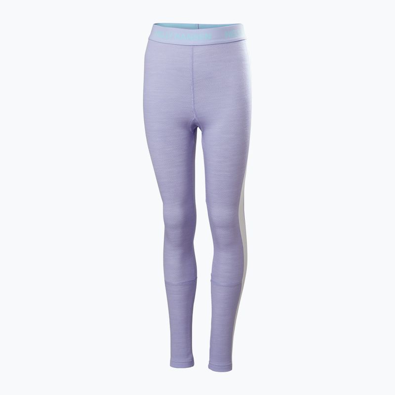 Komplet bielizny termoaktywnej dziecięcej Helly Hansen JR Lifa Merino Midweight bright lavender 8
