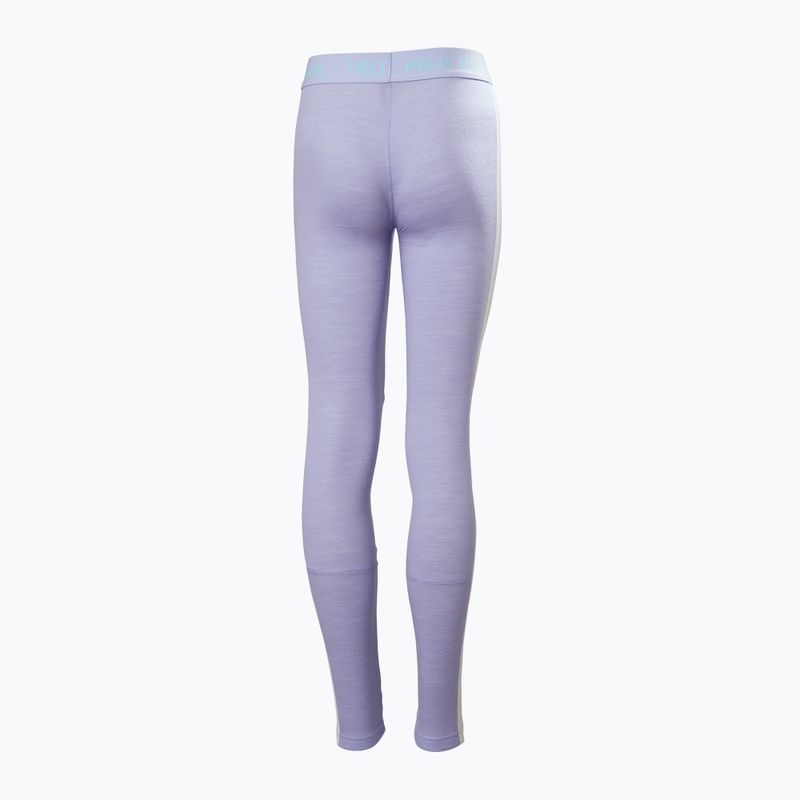 Komplet bielizny termoaktywnej dziecięcej Helly Hansen JR Lifa Merino Midweight bright lavender 9