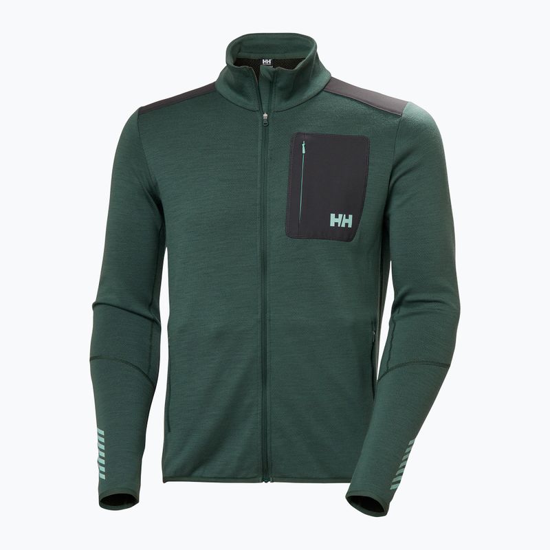 Bluza trekkingowa męska Helly Hansen Lifa Merino Midlayer jungle green 5