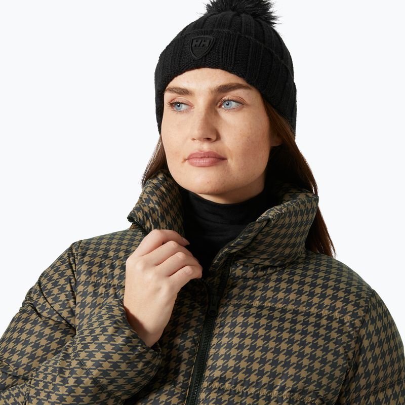 Kurtka puchowa damska Helly Hansen Jade Puffer sepia houndstooth aop 3