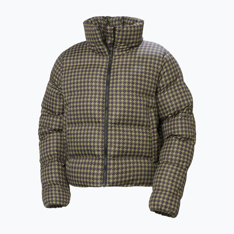 Kurtka puchowa damska Helly Hansen Jade Puffer sepia houndstooth aop 6