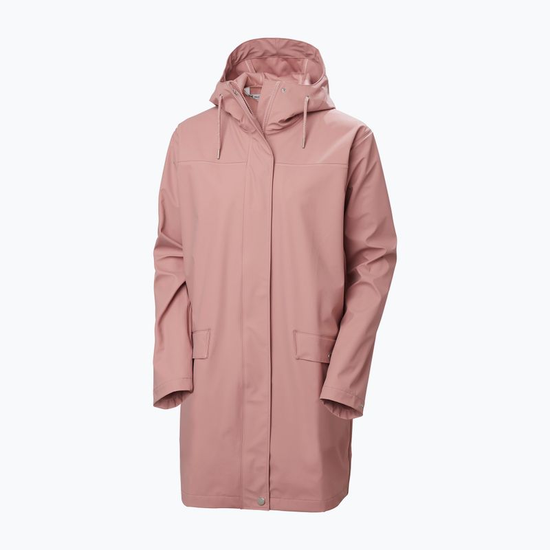 Płaszcz przeciwdeszczowy damski Helly Hansen Moss Rain Coat ash rose 6