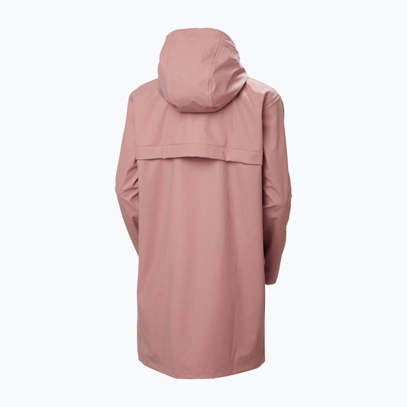 Płaszcz przeciwdeszczowy damski Helly Hansen Moss Rain Coat ash rose 7