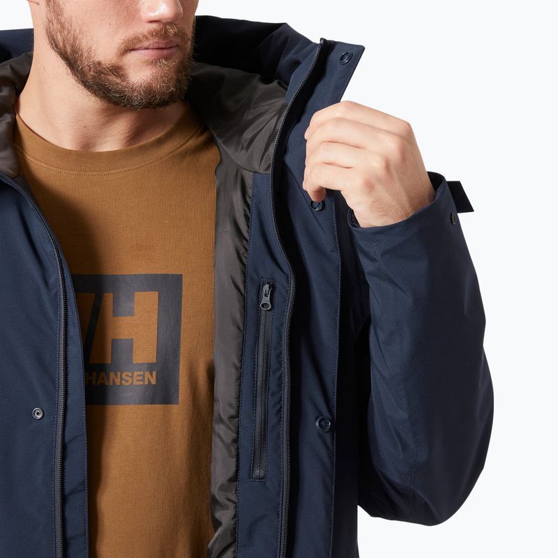 Płaszcz przeciwdeszczowy męski Helly Hansen Munich Insulated navy 6
