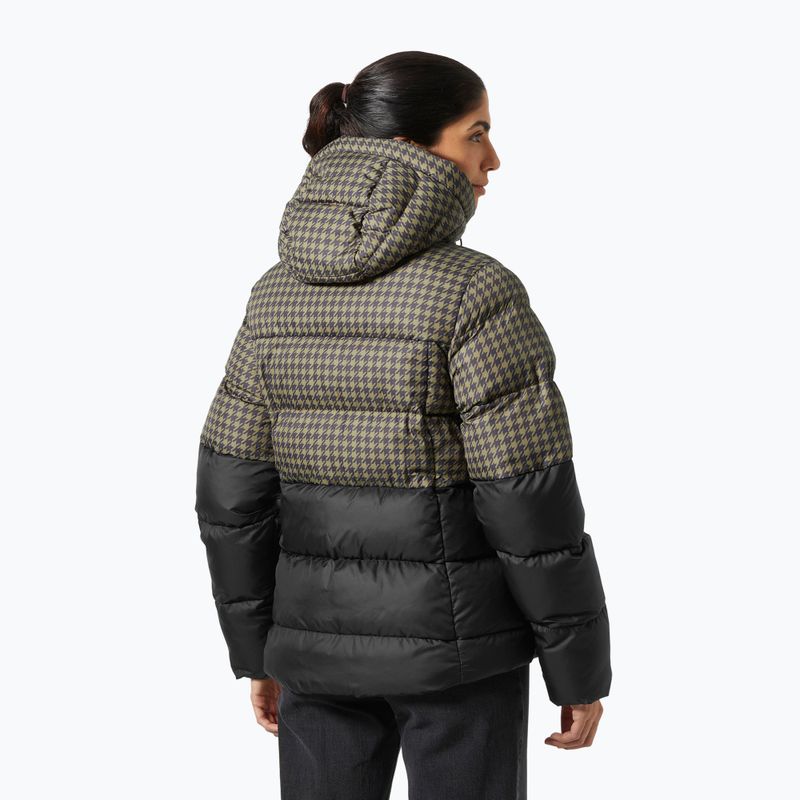 Kurtka puchowa damska Helly Hansen Active Puffy sepia houndstooth aop 2