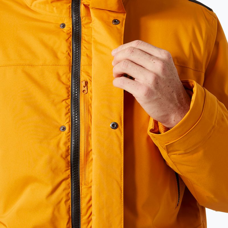 Kurtka zimowa męska Helly Hansen Reine Parka mustard 5